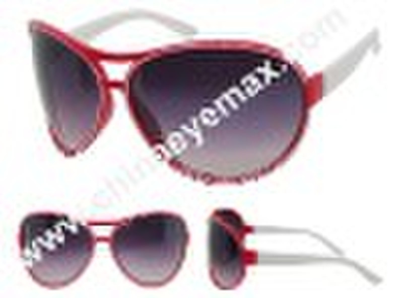 Plastic aviator sunglasses