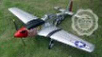 P51 with electronic retactable landing gears rc ae