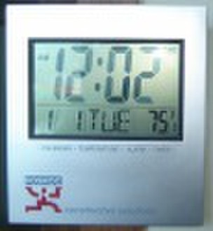 Large LCD calendar  clock for wall and desk