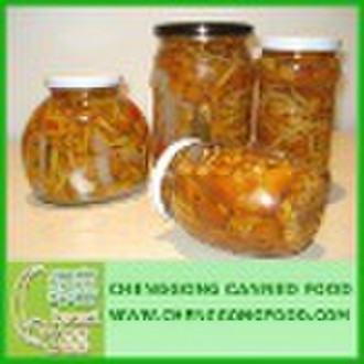 Canned nameko im Glas