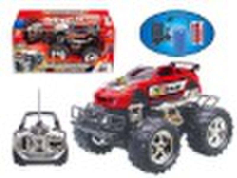 Plastic Toy 4-Channel Radio Control Car -SUV 1:16