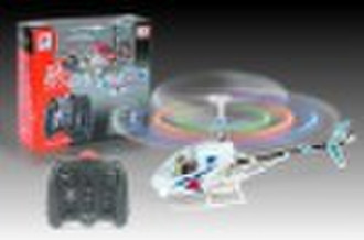 Mini infrared 2CH RC plane with color flashing lig