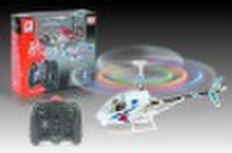 Mini infrared 2CH RC plane with color flashing lig