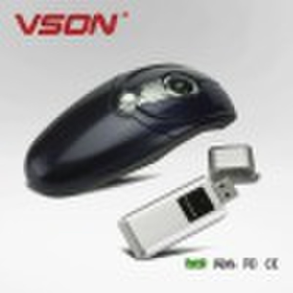 Wireless mouse with desktop mouse