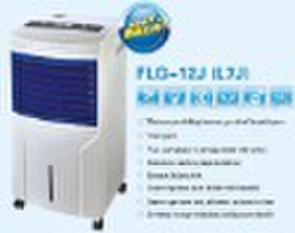 Blue white cooler fan