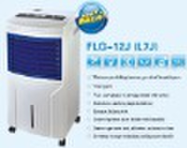 Blue white cooler fan