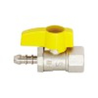 Brass Gas Ball Valve with Nozzle