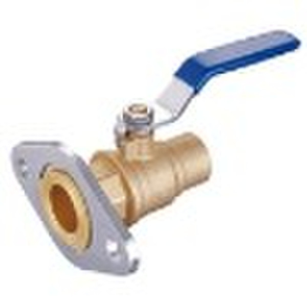 Brass ball valve with rotating flange,Sweat