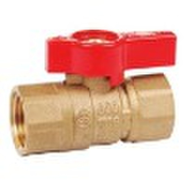 Brass Gas Ball Valve, FemalexFemale