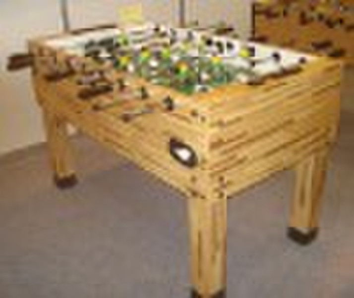 14" Wooden Block Soccer Table