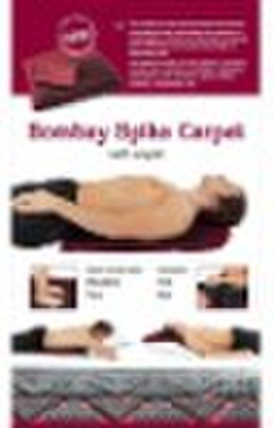 Yoga Nail Mat-Acupuncture spike mat-burgundy cotto
