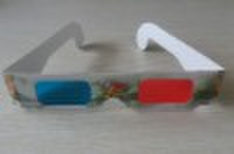 3D-Brille, Dreidimensionale Gläser, Glas Cinema