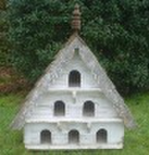 hanging decorative and functional bird feeder with