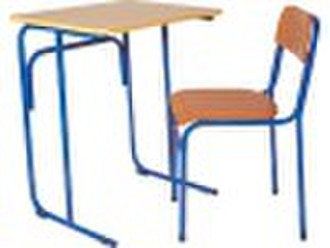 School desk and chair