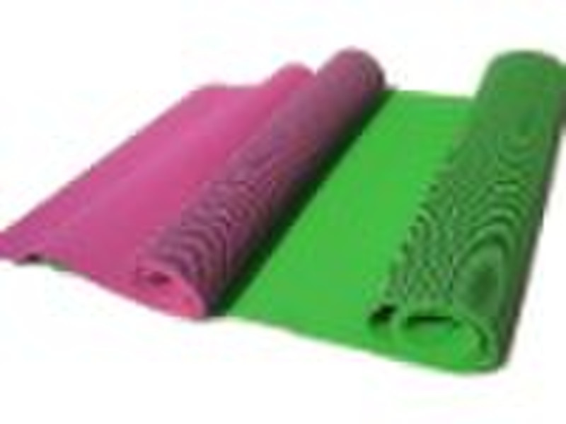 Rubber yoga mat