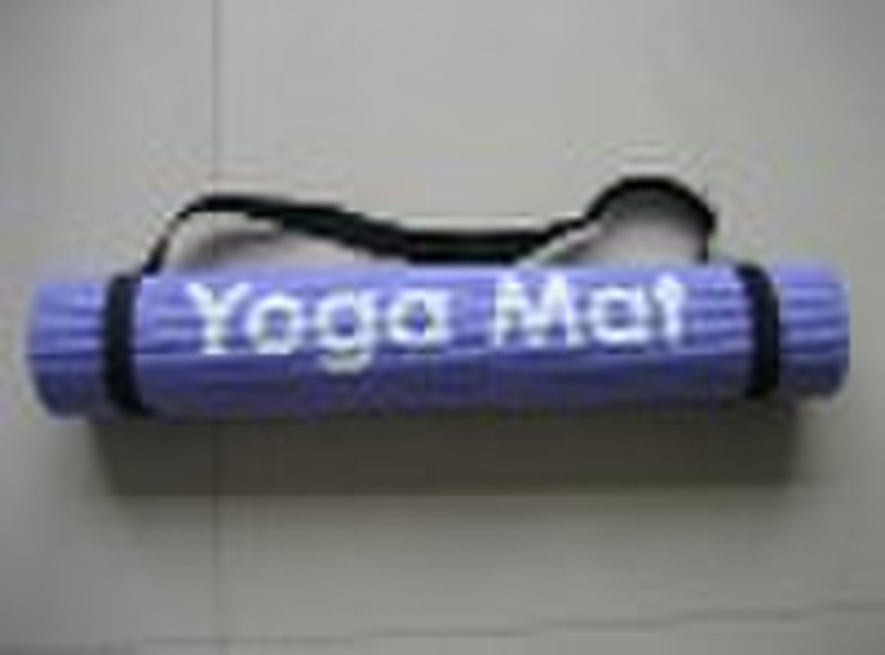 PVC YOGA MAT WITH DOUBLE COLOR