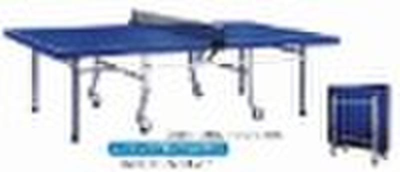 Double Folding Movable  Table Tennis Table