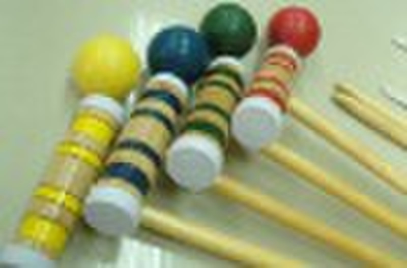 Wooden Croquet Set