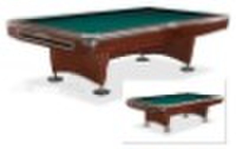 slate solid wood billiard table