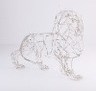 Wire Sculpture - Animals - Lion, 3D model