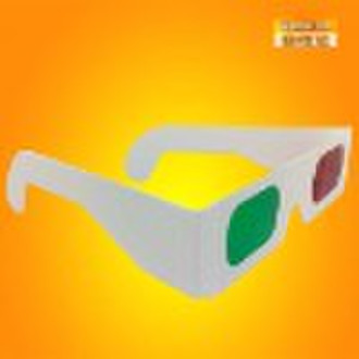 Papier Karton 3D-Brille