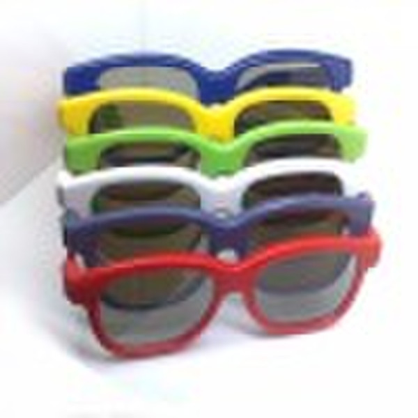Plastic Linear polarized 3d glasses
