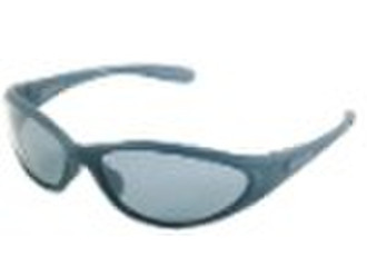 Rubber sport sunglasses with acrylic lens