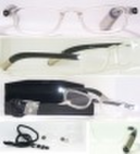 plastic flashing LED reading glasses