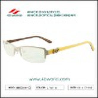 Simple design glasses Half frame eyeglasses Beauti