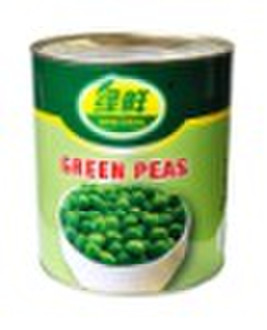 Canned grüne Erbsen, 400 g / 24, dw250g