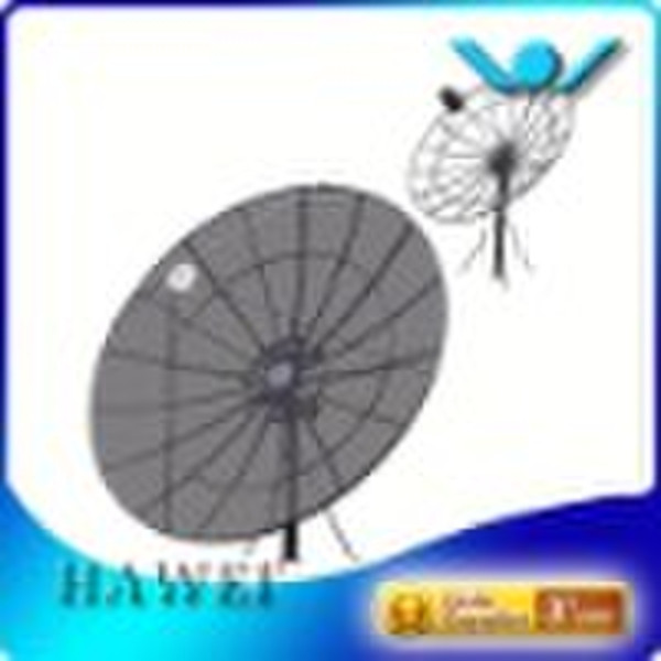 C band offset 180cm mesh satellite dish antenna