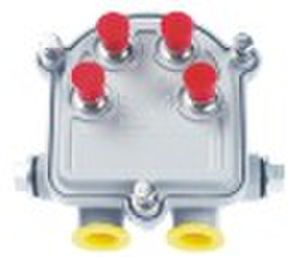 CATV outdoor splitter housing