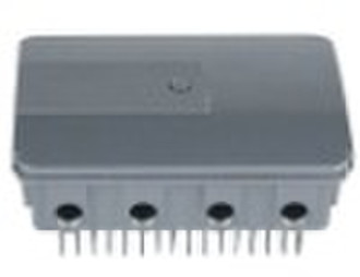 CATV outdoor user distribution amplifier housing
