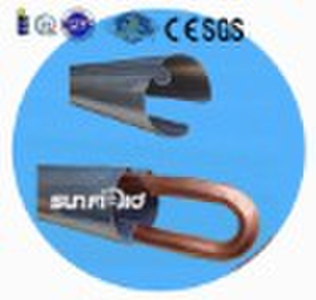 Solar water heater with U pipe solar collector