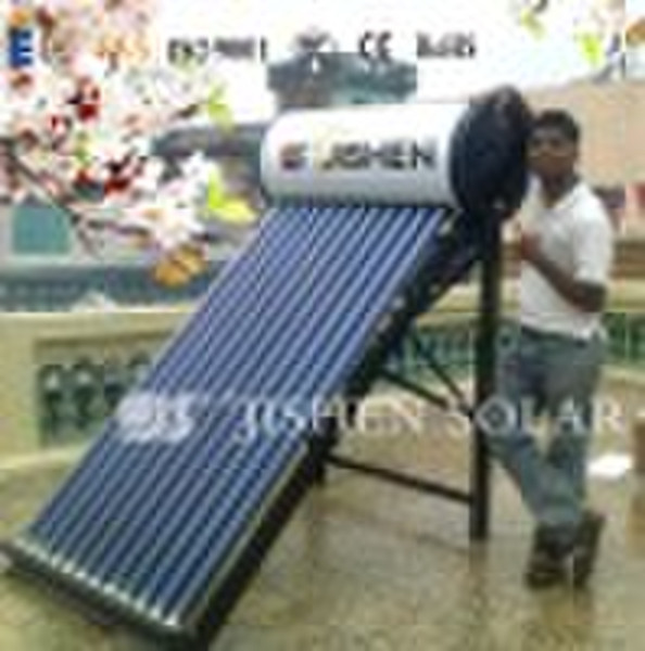 Vacuum tube solar power water heater in India