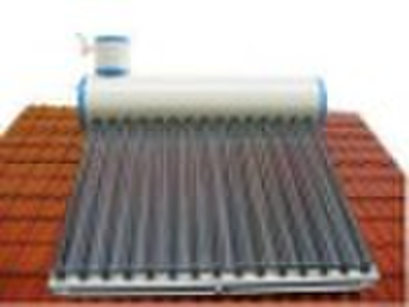 low angle solar water heater