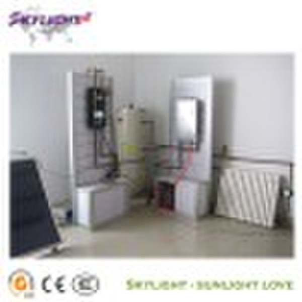 Solar space heating project