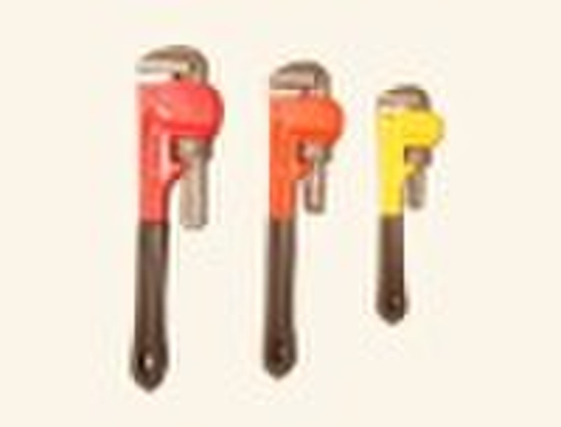 PYP-B HEAVY DUTY PIPE WRENCH WITH PVC DIPPED HANDL