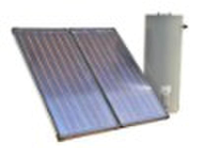 flache Platte Solarwarmwasserbereiter