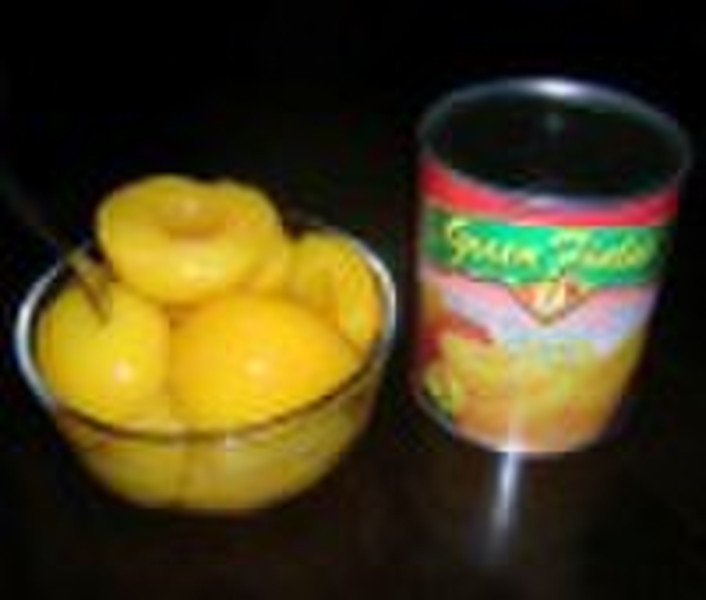 canned yellow peach