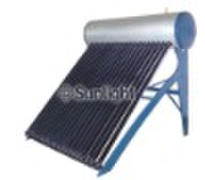 Direct-plug solar water heater,compact pressurized