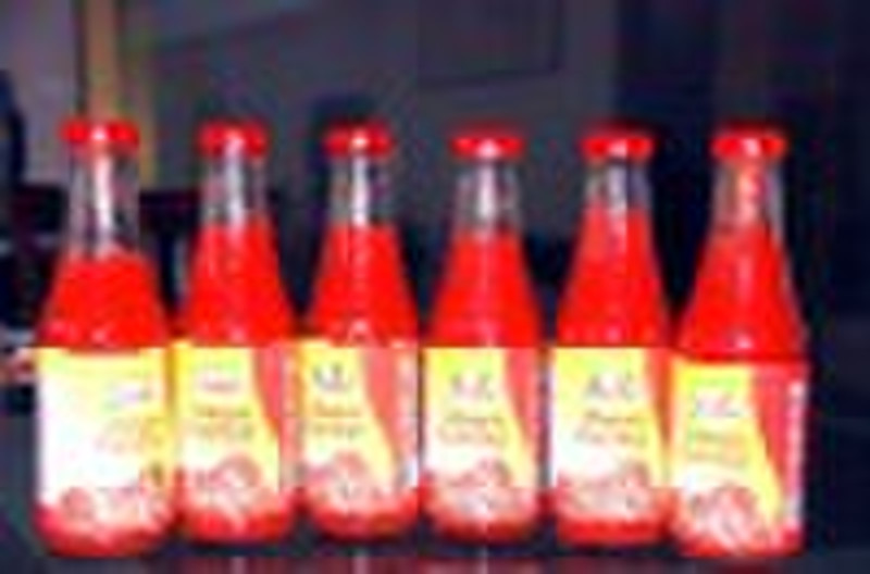 tomato ketchup in bottle