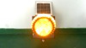 road solar warning light