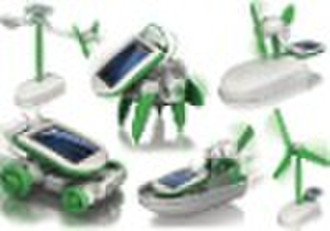 6 in 1 DIY education solar toys
