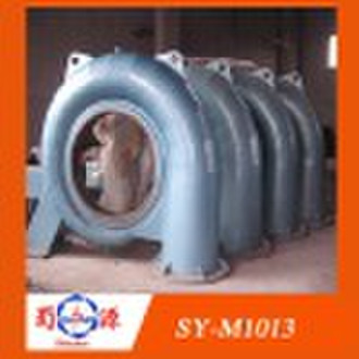 Interflow type turbine machine