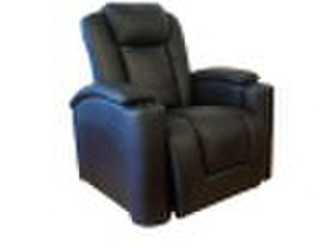 KEFH-2 black leather/pu home theater seating