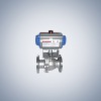 pneumatic flange ball valve