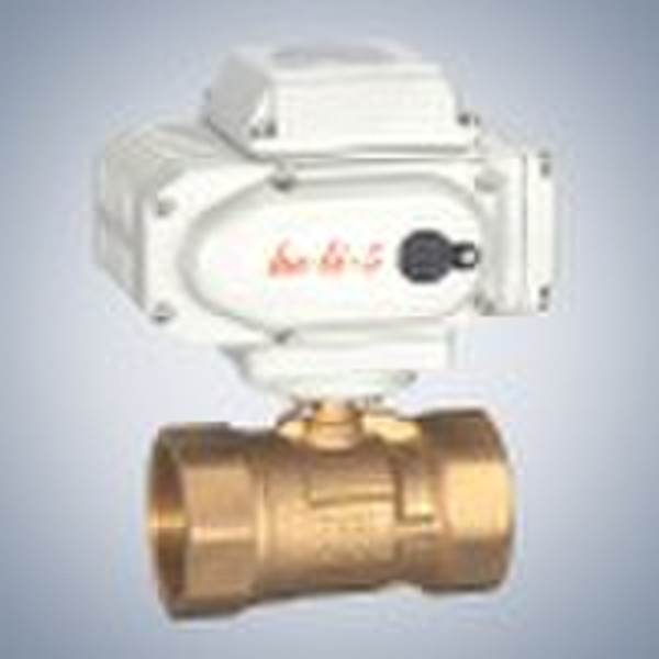 2 way ball valve with electric actuator