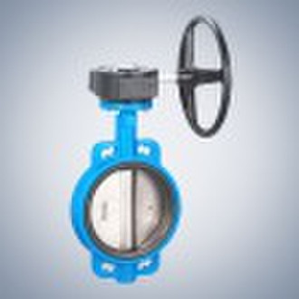 electric actuator wafer butterfly valve with hand