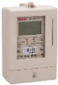 Single phase electronic prepayment energy meter